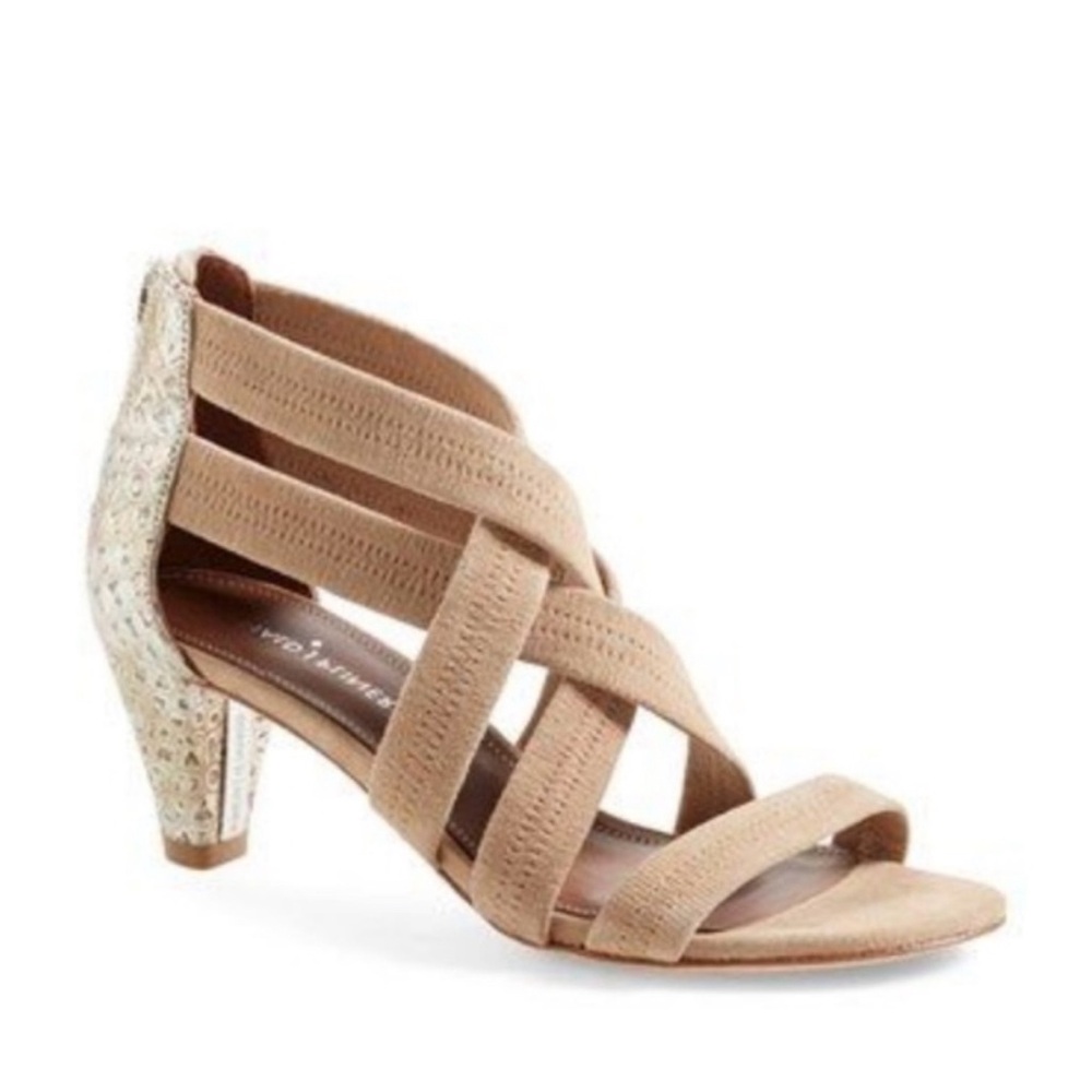 Donald J Pliner Vida Stretch Leather Strappy Sandal